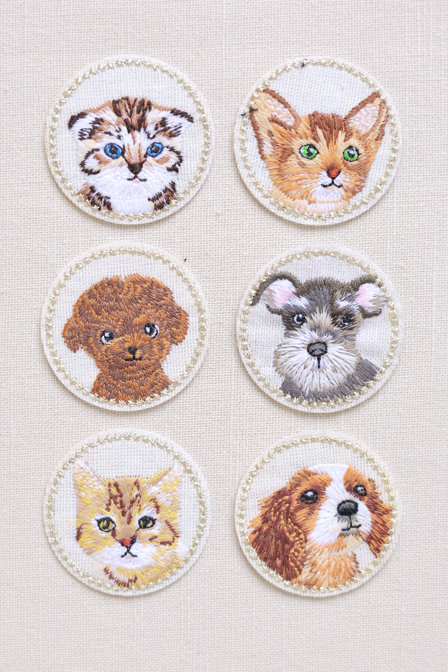 Round animal heads