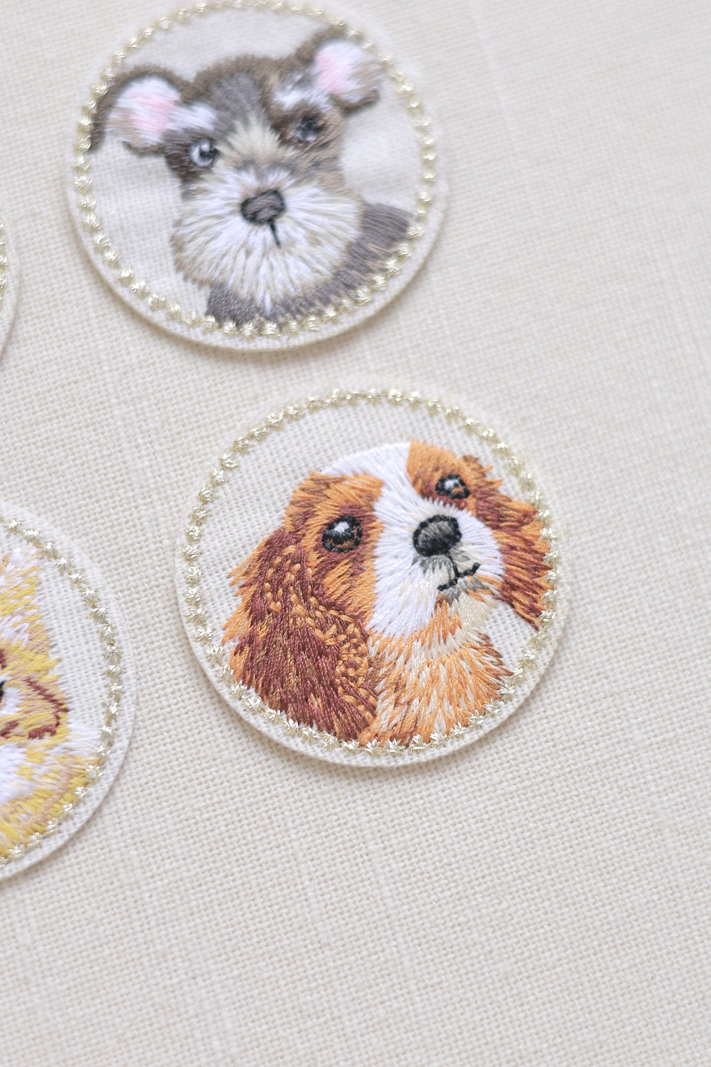 Round animal heads