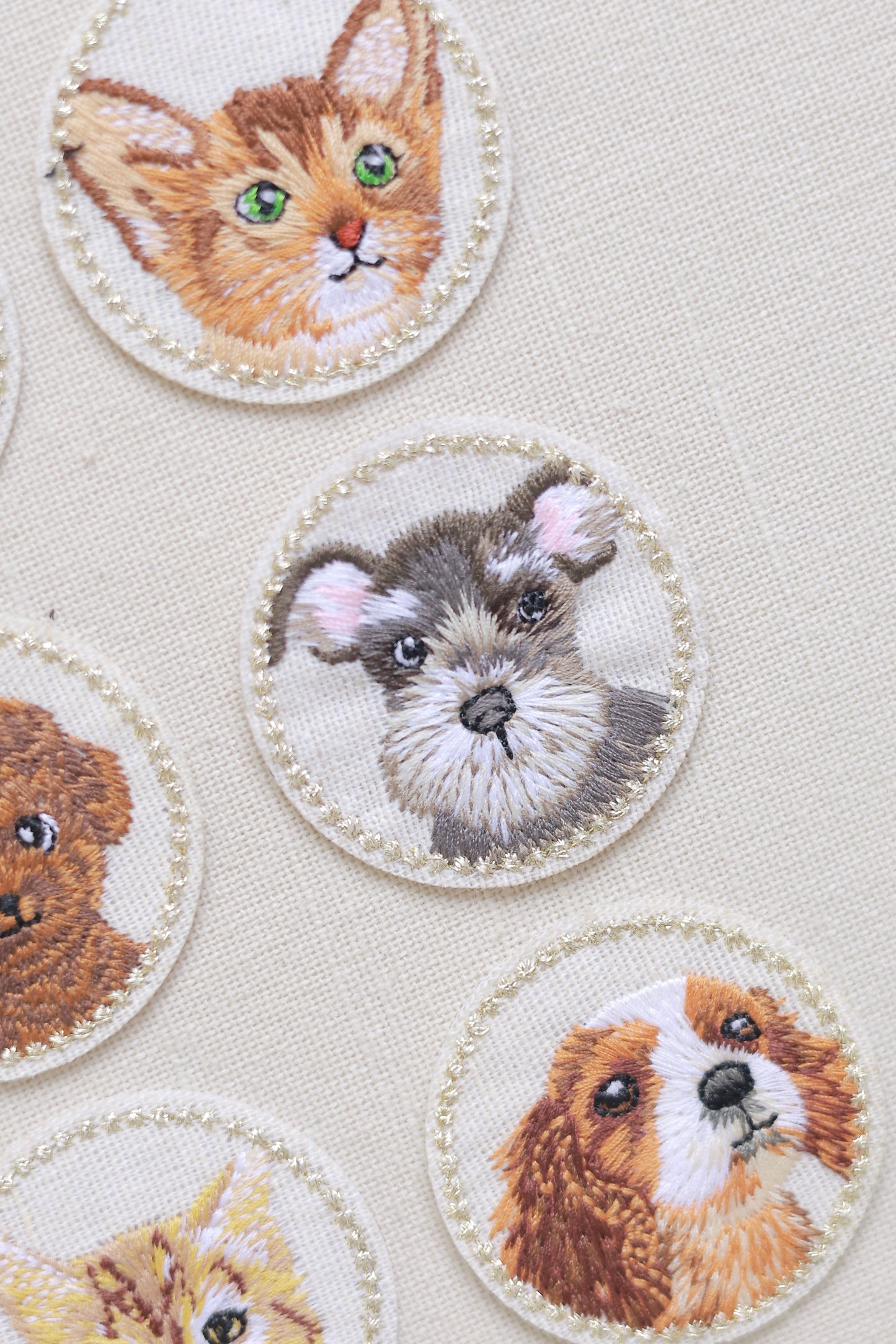 Round animal heads
