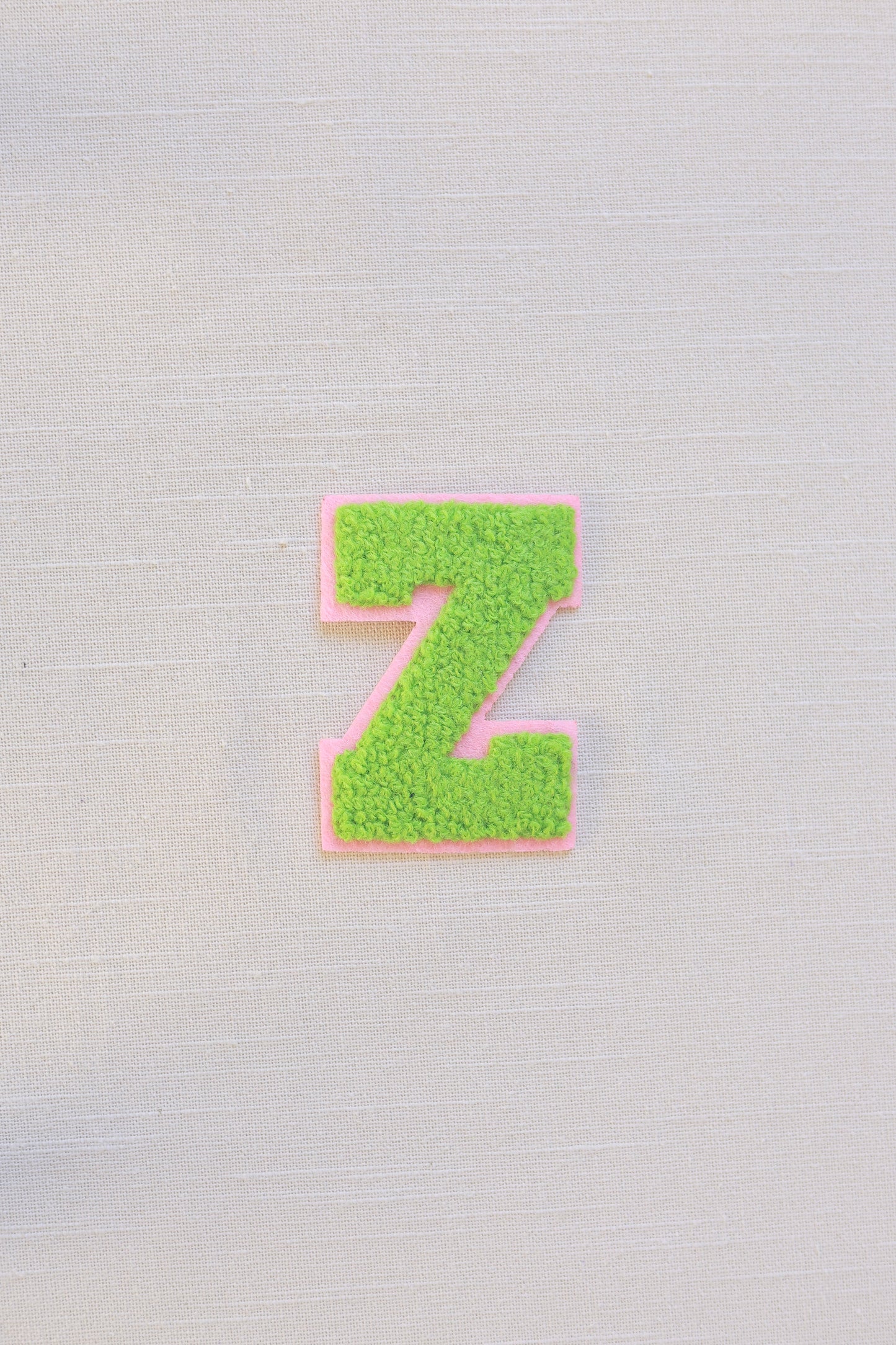 Rainbow Chenille Alphabet