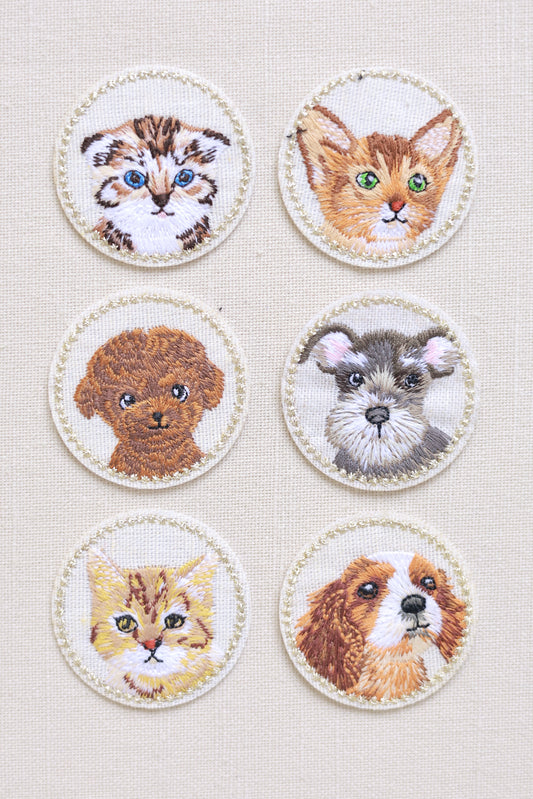Round animal heads