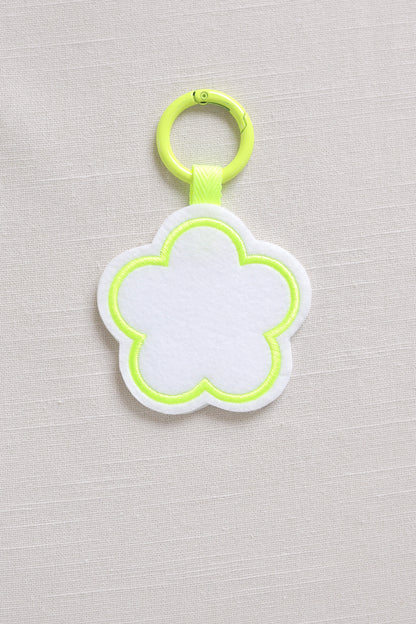 Flower-shaped keychain