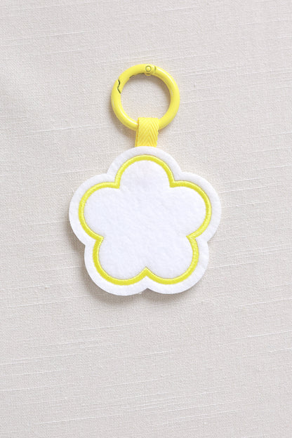 Flower-shaped keychain