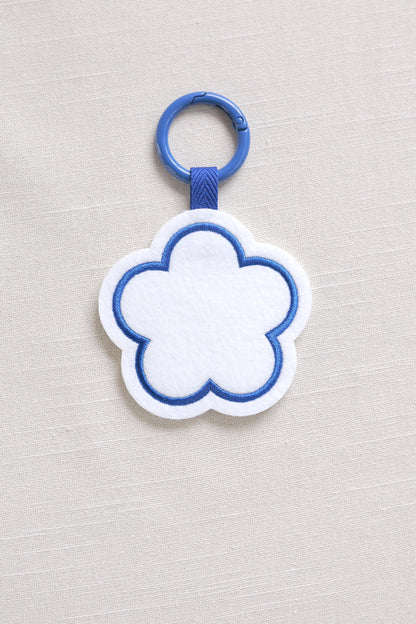 Flower-shaped keychain