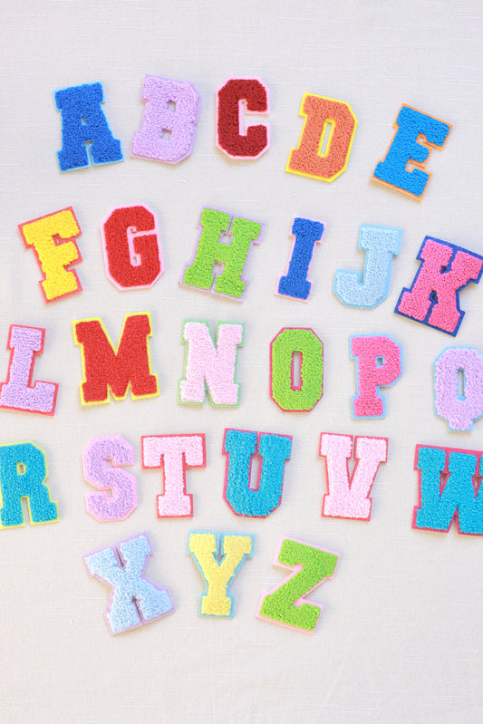 Rainbow Chenille Alphabet