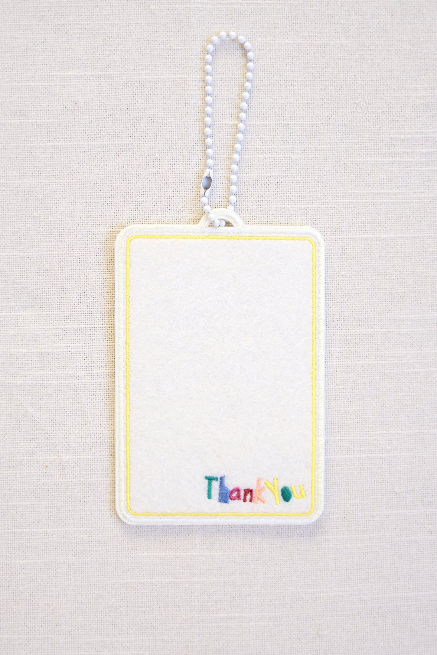Rectangle Hanging Ornament with Thank You